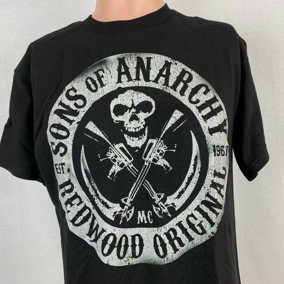 New Sons Of Anarchy Road Gear Official T-Shirt TV Show Motorcycle Size Medium - Picture 1 of 4